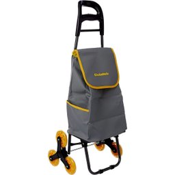 Carrinho de Carga 3 Rodas - 40kg, Dobrável e Sobe Escadas - 9