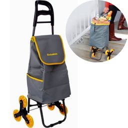 Carrinho de Carga 3 Rodas - 40kg, Dobrável e Sobe Escadas - 3