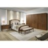 Cama de Casal Gold Estofada Mmj-cl Cl-mel/creme (veludo) Queen - 1,58m Largura - 5