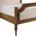 Ver imagem 3 de Cama de Casal Gold Estofada Mmj-cl Cl-mel/creme (veludo) Queen - 1,58m Largura