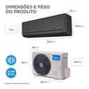 Ver imagem 5 de Ar Condicionado Split Inverter Midea Ai Ecomaster 12000 BTUS Quente e Frio 220V 42EMVQA12M5