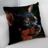 Almofada Cheia C/ Zíper Pinscher, O Mini Dobermann - 1
