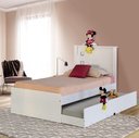 Ver imagem 1 de Cama Infaltil Barcelona com Cama Auxiliar Branco