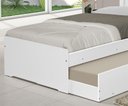 Ver imagem 2 de Cama Infaltil Barcelona com Cama Auxiliar Branco
