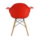 Ver imagem 4 de Cadeira Charles Eames Eiffel com Braço Preta Branca Bege Outras