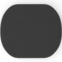 Ver mais imagens de Kit 2 Puffs Decorativos Orgânico para Living Quarto 70cm Doha W01 Suede Preto - Lyam Decor