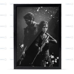 Quadro The Last Of Us moldura e vidro - 5