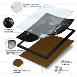 Quadro The Last Of Us moldura e vidro - 7