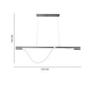 Ver imagem 2 de Pendente Led Moderno Taschibra Organic Tex Luz Quente 3000k Bivolt