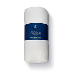 Jogo de Lençol 200 Fios 2 Peças Toque de Pétalas Solteiro