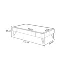 Ver imagem 4 de Mesa de Centro Decorativa Rennes Mdp/mdf Pés de Aço Verde Pistache/castanho G26 - Gran Belo