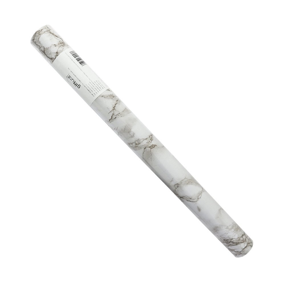 Papel de Parede Pvc Marmorizado Cinza - 1