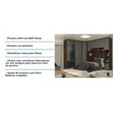 Ver imagem 4 de Guarda Roupa Canto Com Vidro Reflecta Dourado Com Cinza