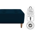 Ver imagem 4 de Puff Decorativo para Sala Piva 62x52 Cm E433 Milani Store Azul