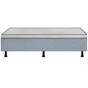 Ver imagem 3 de Cama Box Solteiro Conjugada Amira 88x188 Cinza