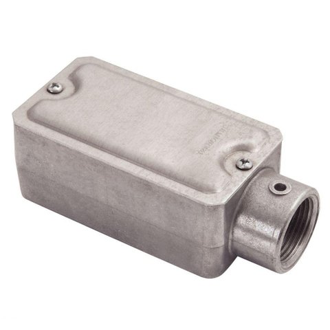 Condulete Fixo 1/2" Tipo "e" - com Tampa / Rosca Bsp / sem Pintura Tramontina
