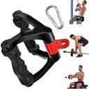 Ver imagem 1 de Puxador Triangulo Pegada Anatomica Academia Musculaçao Giro 360 Remada Cross Pulley Ombro Cost