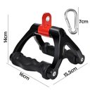 Ver imagem 6 de Puxador Triangulo Pegada Anatomica Academia Musculaçao Giro 360 Remada Cross Pulley Ombro Cost