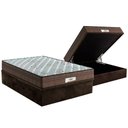 Ver imagem 1 de Conjunto Box Baú Casal: Colchão Molas Probel Masterpocket Ensacadas Prodormir Pallace + Base Crc