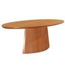 Ver imagem 1 de Mesa de Jantar Oval com Tampo Laminado Cinamomo:200x100