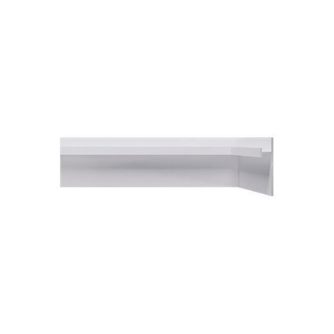 Rodape Inverso de Aluminio Branco Santa Luzia:Branco