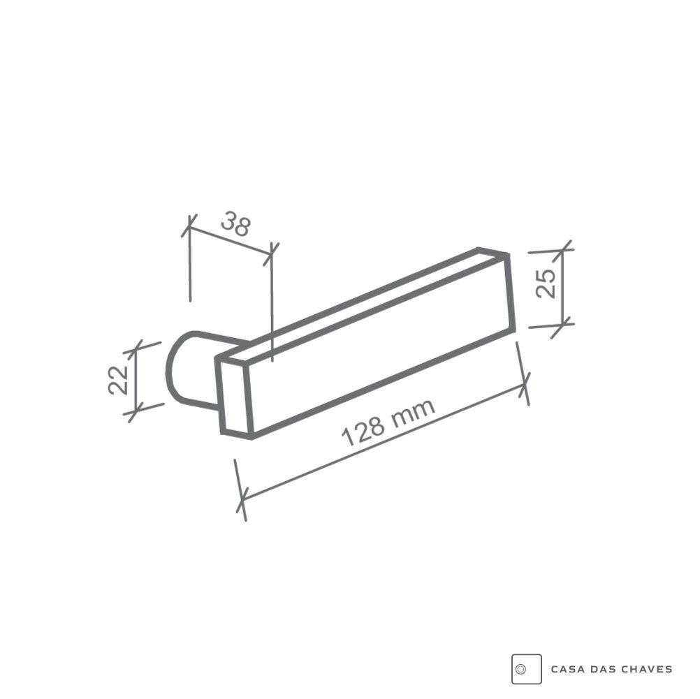 Fechadura Imab Mobia Banheiro Inox Escovado - 3