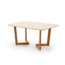 Ver imagem 2 de Mesa de Jantar 1,20m Evolution Robusto e Design Premium para 4 Lugares - Off-White