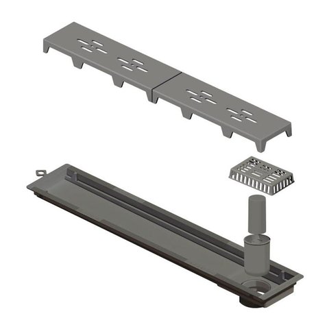 Ralo Linear Novii 50cm Cinza 4221