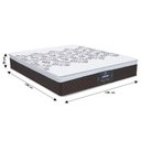 Ver imagem 4 de Colchão Casal GAZIN Box 138cm Molas Ensacadas Soft Pillow New York Marrom - Gazin