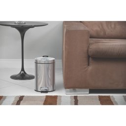 Lixeira Aço Inox Brilho Pedal 3litros    Tramontina - 4