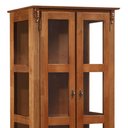 Ver imagem 4 de Cristaleira Madeira Maciça 2 Portas e Laterais em Vidro 1 Gaveta 60310 Linz Móveis