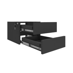 Mesa para Escritório Diretor Organic com 2 Gavetas - 4