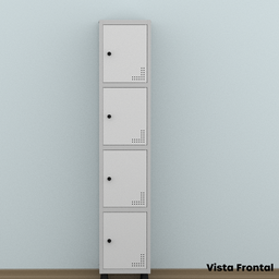 Armário Locker Guarda Volume Aço Light 4 portas 34,5x179,5cm - 14