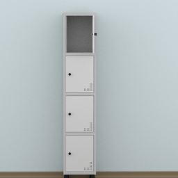 Armário Locker Guarda Volume Aço Light 4 portas 34,5x179,5cm - 18