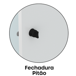 Armário Locker Guarda Volume Aço Light 4 portas 34,5x179,5cm - 9