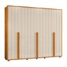 Guarda Roupa Volpi 6 Portas 6 Gavetas Cinamomo Off White Madetec - 4