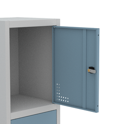 Armário Locker Guarda Volume Aço Light 4 portas 34,5x179,5cm - 12