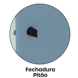 Armário Locker Guarda Volume Aço Light 4 portas 34,5x179,5cm - 9