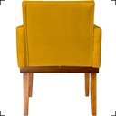 Ver imagem 7 de Kit 2 Poltronas Decorativa para Sala Recepção Consultório Escritório Base em Madeira Divine