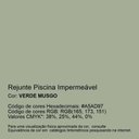Ver imagem 2 de Rejunte Piscina Impermeável Cor Verde Musgo 1kg