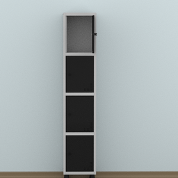 Armário Locker Guarda Volume Aço Light 4 portas 34,5x179,5cm - 18