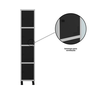 Armário Locker Guarda Volume Aço Light 4 Portas 34,5x179,5cm - 8