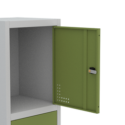 Armário Locker Guarda Volume Aço Light 4 portas 34,5x179,5cm - 12