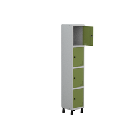 Armário Locker Guarda Volume Aço Light 4 portas 34,5x179,5cm - 3