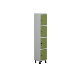 Armário Locker Guarda Volume Aço Light 4 portas 34,5x179,5cm - 2