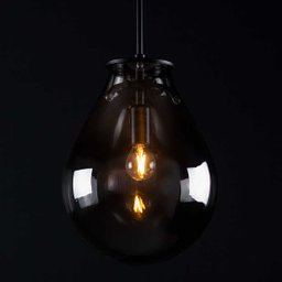 Pendente Caju 23 X30cm Preto - Bella Iluminação RZ001ESB - 5