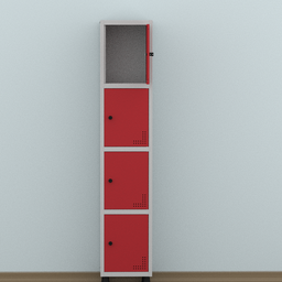 Armário Locker Guarda Volume Aço Light 4 portas 34,5x179,5cm - 18