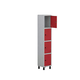 Armário Locker Guarda Volume Aço Light 4 portas 34,5x179,5cm - 3
