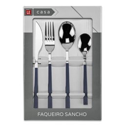 Faqueiro Le Sancho em Inox com Cabo Azul 16 Peças - 3