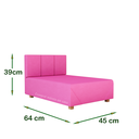 Ver imagem 2 de Cama Box Pet Dog Porte Menor 60 Cm Pantera Pink - Jm Casa Dos Móveis